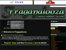 Tablet Screenshot of fragapalooza.com